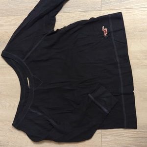Hollister long sleeve crop top